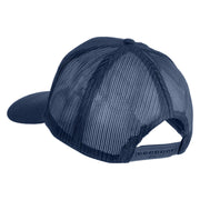 U.S. Air Force Retired Blue Patched Solid Cotton Twill Mesh Prostyle Cap - Navy OSFM