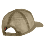U.S. Air Force Retired Blue Patched Solid Cotton Twill Mesh Prostyle Cap - Khaki OSFM