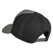 Scuba Hair Don't Care Patched Summer Foam Mesh Trucker Cap - Grey Black OSFM