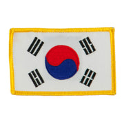 Asia Flag Embroidered Patches