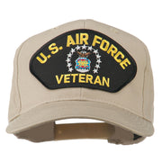 US Air Force Veteran Military Patch Cap