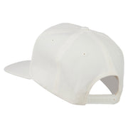 White American Flag Wool Blend Prostyle Patched Cap