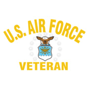 US Air Force Veteran Symbol Heat Transfers Sticker