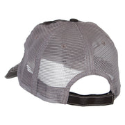 Bull Face Heat Transfer Low Profile Special Cotton Mesh Cap