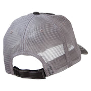 Bull Face Heat Transfer Low Profile Special Cotton Mesh Cap