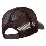 Bull Face Heat Transfer Low Profile Special Cotton Mesh Cap