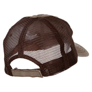 Bull Face Heat Transfer Low Profile Special Cotton Mesh Cap