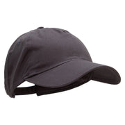 5 Panel Unstructured Cap Cotton Twill Cap - Charcoal OSFM