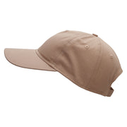 5 Panel Unstructured Cap Cotton Twill Cap - Khaki OSFM