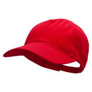 5 Panel Unstructured Cap Cotton Twill Cap - Red OSFM