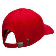 5 Panel Unstructured Cap Cotton Twill Cap - Red OSFM