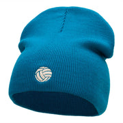 Little Vollyball Embroidered Short Beanie