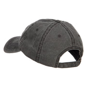 LA Embroidered Washed Buckled Cap