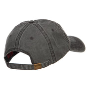 LA Embroidered Washed Buckled Cap