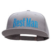 The Best Man Embroidered Prostyle Snapback