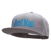 The Best Man Embroidered Prostyle Snapback