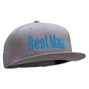 The Best Man Embroidered Prostyle Snapback