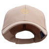 24 Hours and 7 Days Embroidered Low Profile Structured Cap - Khaki OSFM