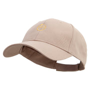 24 Hours and 7 Days Embroidered Low Profile Structured Cap - Khaki OSFM