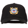 US Coast Guard Retired Anchors Embroidered Solid Cotton Pro Style Cap