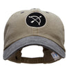 Bow and Arrow Insignia Embroidered Pigment Dyed Washed Cap