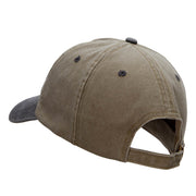 Bow and Arrow Insignia Embroidered Pigment Dyed Washed Cap