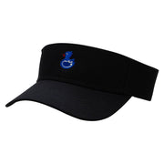 Duck Embroidered Cotton Twill Sun Visor - Black OSFM