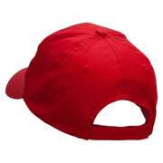 Funtastic Travel Embroidered New Low Profile Organic Cotton Cap - Red OSFM