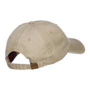 LA Embroidered Washed Buckled Cap