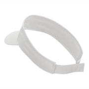 Handlebars Embroidered Cotton Twill Visor