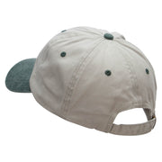 Birthday Girl Embroidered Pigment Dyed Wash Cap - Beige-Green OSFM