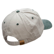 Birthday Girl Embroidered Pigment Dyed Wash Cap - Beige-Green OSFM