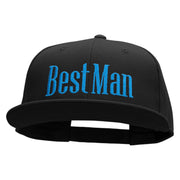 The Best Man Embroidered Prostyle Snapback