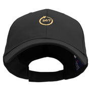 24 Hours and 7 Days Embroidered Low Profile Structured Cap - Black OSFM