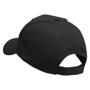 24 Hours and 7 Days Embroidered Low Profile Structured Cap - Black OSFM