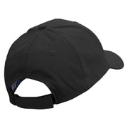 24 Hours and 7 Days Embroidered Low Profile Structured Cap - Black OSFM