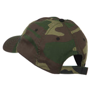 US Army Embroidered Enzyme Washed Camo Cap