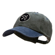 Bow and Arrow Insignia Embroidered Pigment Dyed Washed Cap