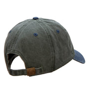 Bow and Arrow Insignia Embroidered Pigment Dyed Washed Cap