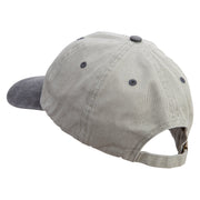 Veterinary Symbol Embroidered Pigment Dyed Wash Cap - Beige-Black OSFM