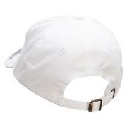 Officially Licensed United States Navy Retired Unstructured Low Profile 6 panel Cotton Cap - White OSFM