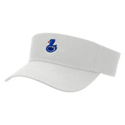 Duck Embroidered Cotton Twill Sun Visor - White OSFM