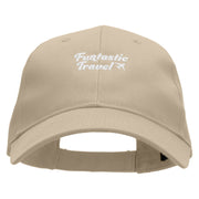 Funtastic Travel Embroidered New Low Profile Organic Cotton Cap - Khaki OSFM