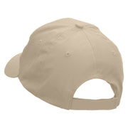 Funtastic Travel Embroidered New Low Profile Organic Cotton Cap - Khaki OSFM