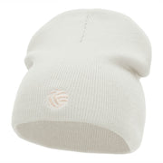 Little Vollyball Embroidered Short Beanie