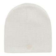 Little Vollyball Embroidered Short Beanie