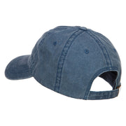 LA Embroidered Washed Buckled Cap