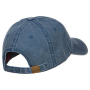 LA Embroidered Washed Buckled Cap