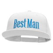 The Best Man Embroidered Prostyle Snapback