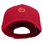 24 Hours and 7 Days Embroidered Low Profile Structured Cap - Red OSFM